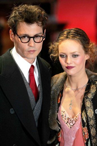 Johnny Depp, avec Vanessa Paradis, en 2004