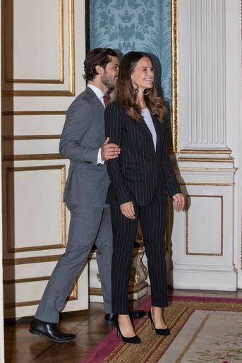 La princesse Sofia et le prince Carl Philip de Suède à Stockholm, le 7 septembre 2016