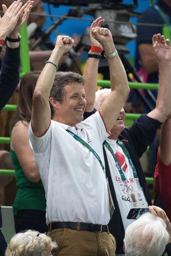 Le prince Frederik de Danemark aux JO de Rio, le 21 août 2016