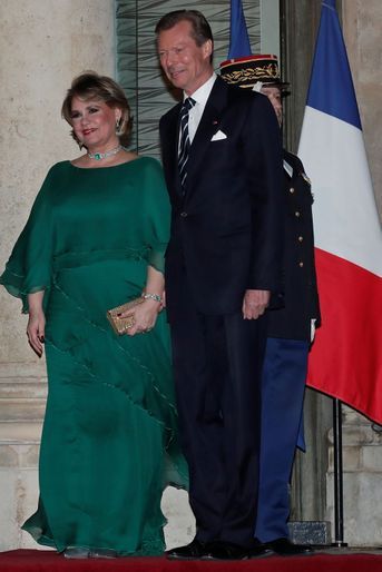 La grande-duchesse Maria Teresa de Luxembourg à Paris, le 19 mars 2018