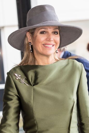 La reine Maxima des Pays-Bas à La Haye, le 15 mars 2018