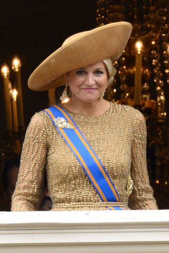La reine Maxima des Pays-Bas à La Haye le 17 septembre 2013