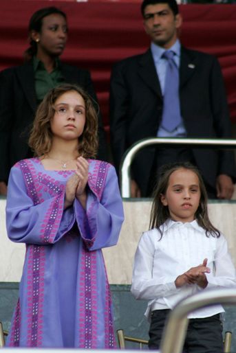 Les princesses Iman et Salma de Jordanie, le 9 juin 2009