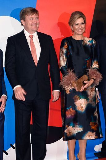 La reine Maxima et le roi Willem-Alexander des Pays-Bas à Leeuwarden, le 27 janvier 2018