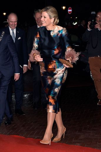 La reine Maxima des Pays-Bas à Leeuwarden, le 27 janvier 2018