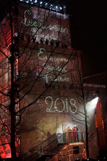Le roi Willem-Alexander et la reine Maxima des Pays-Bas lancent Leeuwarden capitale de la culture 2018, le 27 janvier 2018