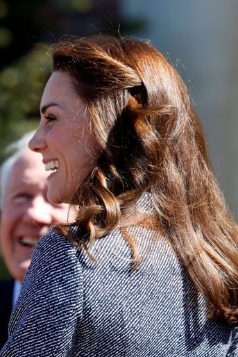 La duchesse Catherine de Cambridge à Hampton Court, le 4 mai 2016