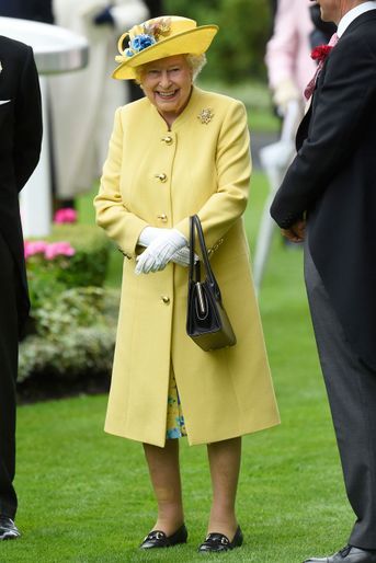 La reine Elizabeth II au Royal Ascot, le 14 juin 2016