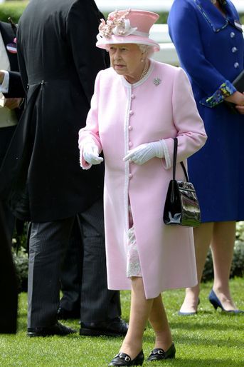 La reine Elizabeth II au Royal Ascot, le 15 juin 2016