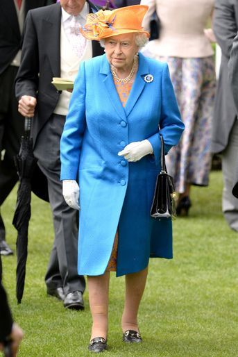 La reine Elizabeth II au Royal Ascot, le 16 juin 2016