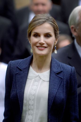 La reine Letizia d'Espagne  à San Sebastian, le 17 juin 2016