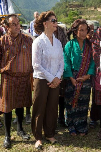 La reine Silvia de Suède à Bjara, le 10 juin 2016