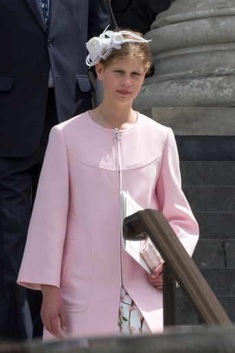 Lady Louise Windsor, la fille du prince Harry et de Sophie de Wessex, à Londres, le 10 juin 2016
