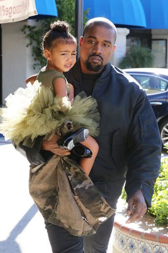Kanye West avec sa fille North