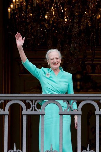 La reine Margrethe II de Danemark, le 16 avril 2015
