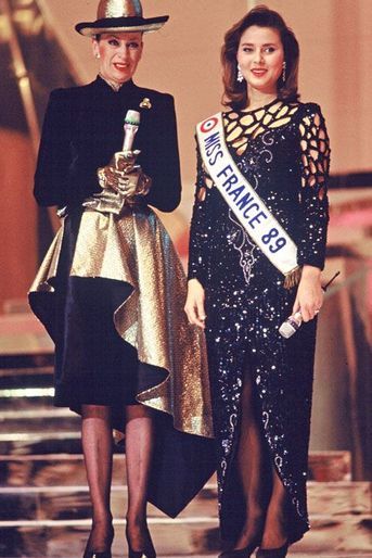 Avec Miss France 1989
