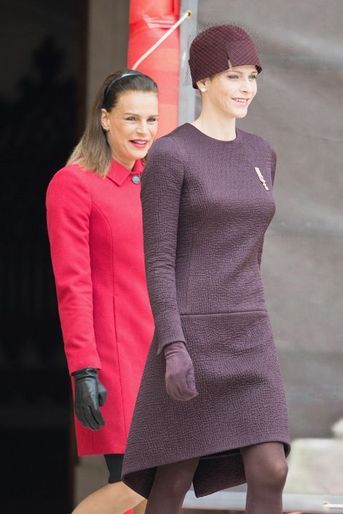 Les princesses Charlène et Stéphanie de Monaco à Monaco, le 19 novembre 2015