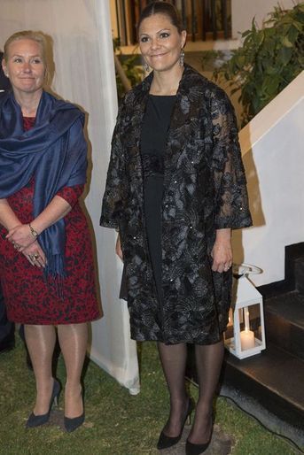 La princesse Victoria de Suède à Lima, le 19 octobre 2015