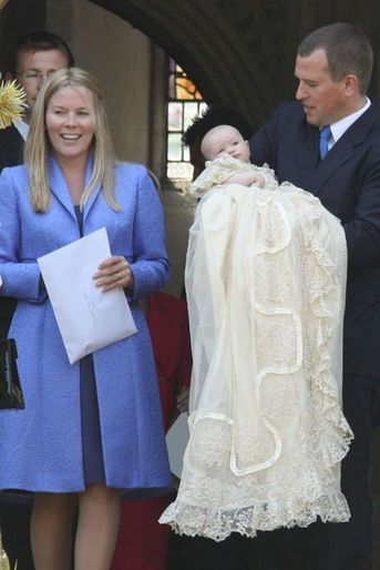 Baptême de Savannah, fille de Peter et Autumn Phillips, le 25 avril 2011