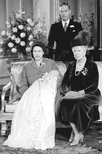 Baptême du prince Charles, fils d&#039;Elizabeth et de Philip Mountbatten, le 15 décembre 1948