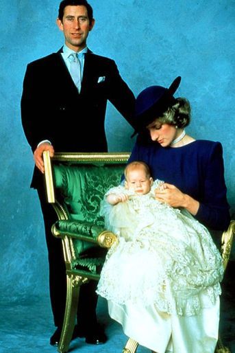 Baptême du prince Harry, fils du prince Charles et de Lady Diana, le 21 décembre 1984