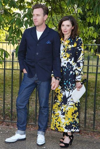 Ewan McGregor et Eve Mavrakis à Londres le 2 juillet 2015