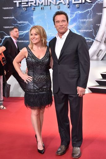 Heather Milligan et Arnold Schwarzenegger à Berlin le 21 juin 2015