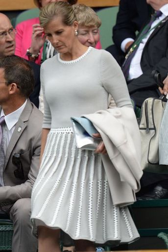 La comtesse Sophie de Wessex à Wimbledon, le 8 juillet 2015