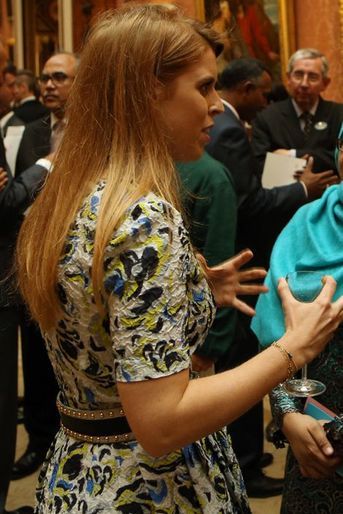La princesse Beatrice d'York à Buckingham Palace, le 22 juin 2015