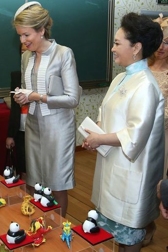 La reine Mathilde de Belgique à Pékin, le 24 juin 2015