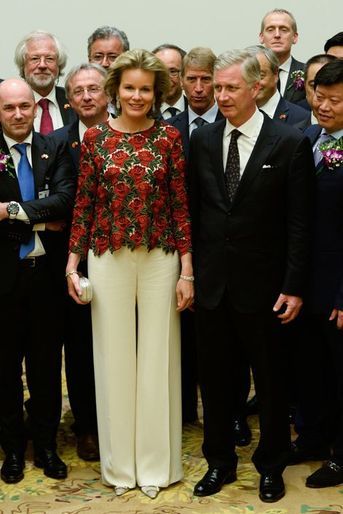La reine Mathilde de Belgique à Pékin, le 24 juin 2015
