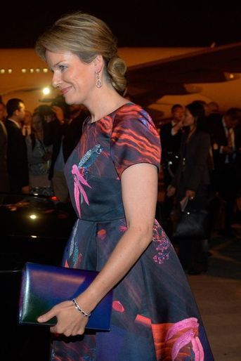 La reine Mathilde de Belgique à Wuhan, le 22 juin 2015