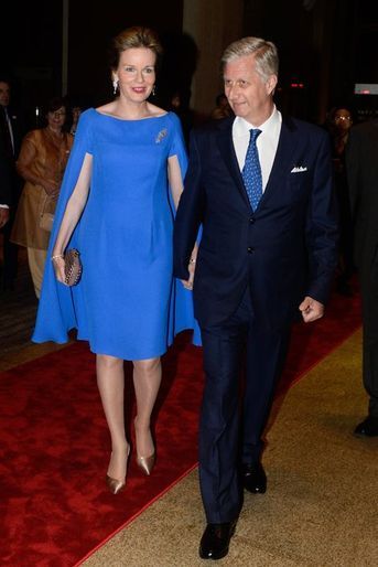 La reine Mathilde et le roi Philippe de Belgique à Shanghaï, le 25 juin 2015