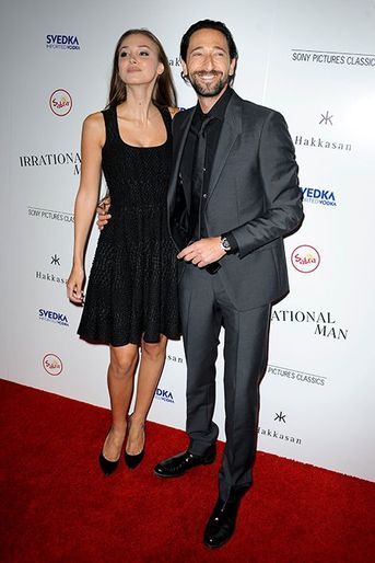 Lara Lieto et Adrien Brody à Los Angeles le 9 juillet 2015