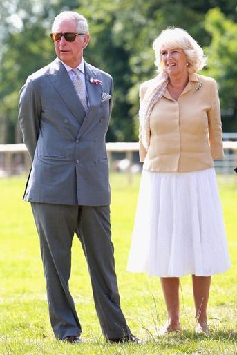 Le prince Charles et Camilla à Monmouth, le 9 juillet 2015