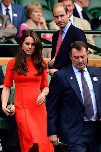 Le prince William et Kate à Wimbledon, le 8 juillet 2015
