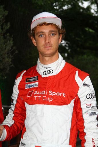 Pierre Casiraghi lors de l&#039;Audi Sport TT Cup à Norisring en Allemagne, le 26 juin 2015