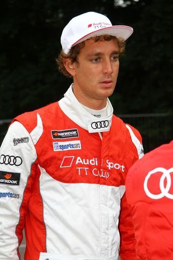Pierre Casiraghi lors de l&#039;Audi Sport TT Cup à Norisring en Allemagne, le 26 juin 2015
