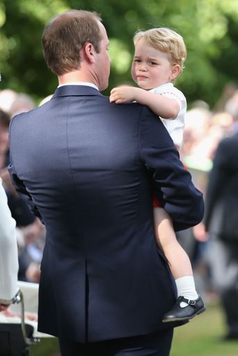 William et George au baptême de la princesse Charlotte