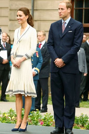 Kate en Alexander McQueen, avec le prince William, au Canada le 4 juillet 2011 
