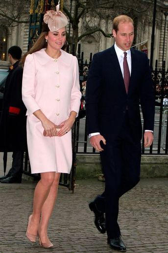 Kate en Alexander McQueen, avec le prince William, le 9 mars 2015