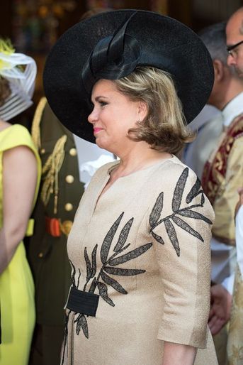 La grande-duchesse Maria-Teresa à Luxembourg, le 23 juin