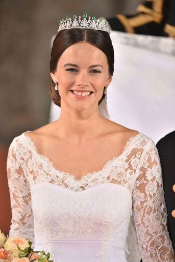 La princesse Sofia, resplendissante mariée, le 13 juin 2015