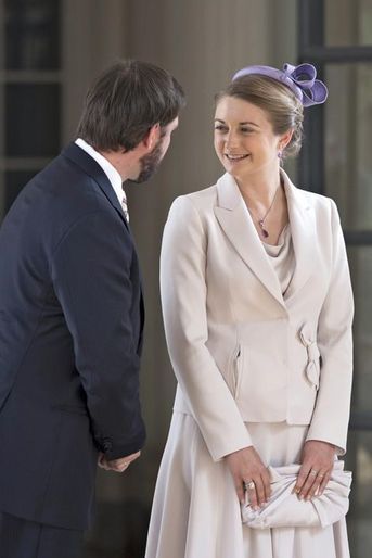 Le prince Guillaume et la princesse Stéphanie de Luxembourg à Bruxelles, le 17 juin 2015