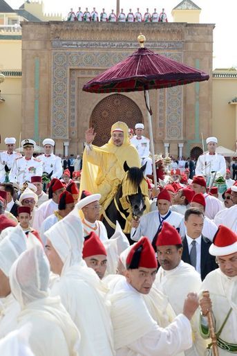 Le roi Mohammed VI du Maroc à Rabat, le 31 juillet 2015