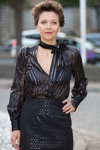 Maggie Gyllenhaal à Paris le 4 juillet 2015