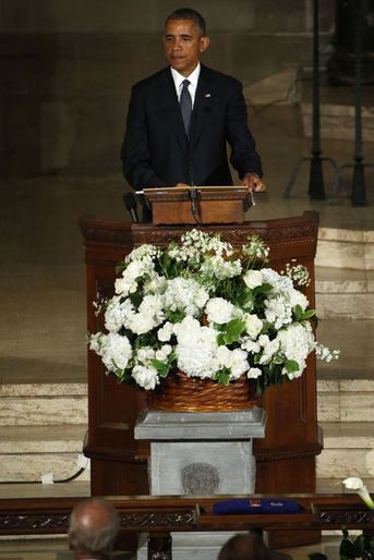 Obama était là pour soutenir le clan Biden mais aussi pour l&#039;eulogie
