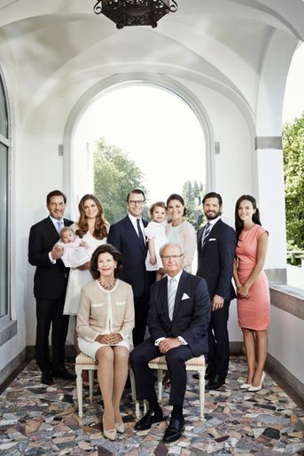 Photo officielle de la famille royale de Suède pour l&#039;année 2015