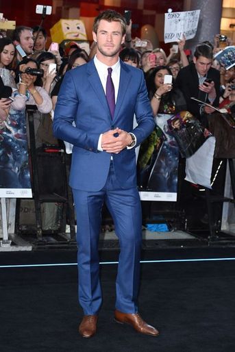 Chris Hemsworth à Londres le 21 avril 2015