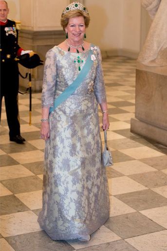 L&#039;ex-reine Anne-Marie de Grèce à Copenhague, le 15 avril 2015